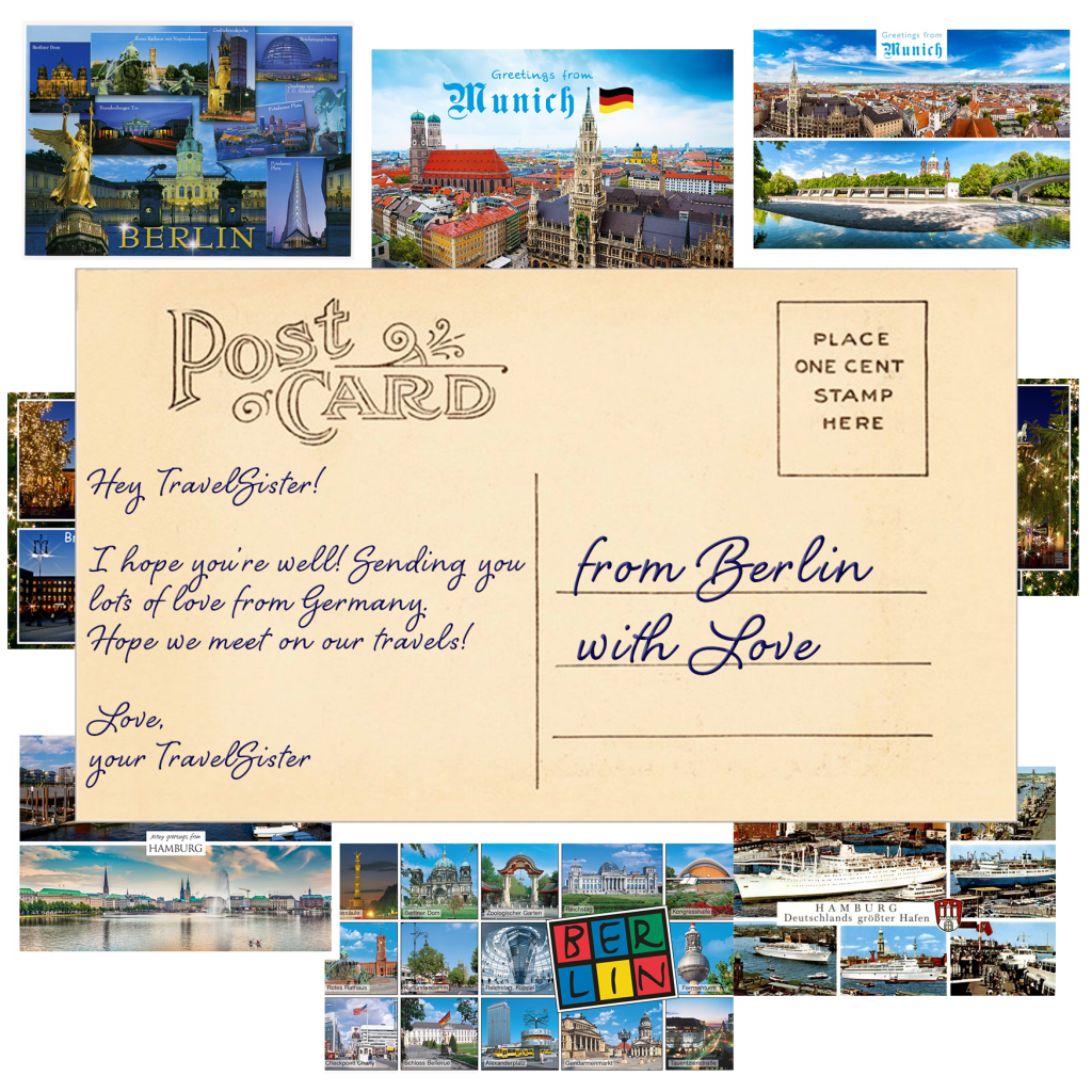 Personalised Postcard from Germany - TravelSisters