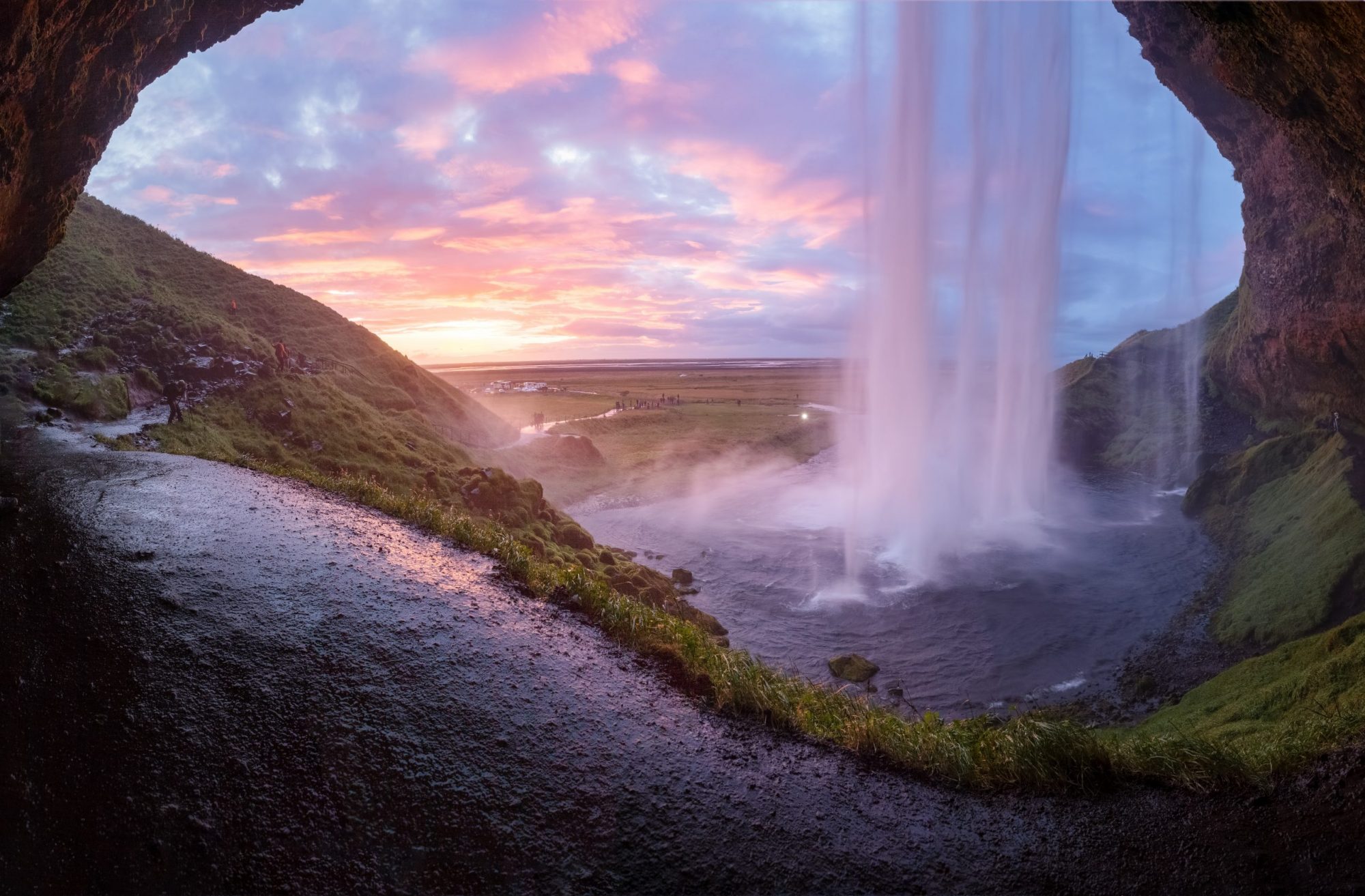 solo travel destination_iceland_waterfalls_sunset